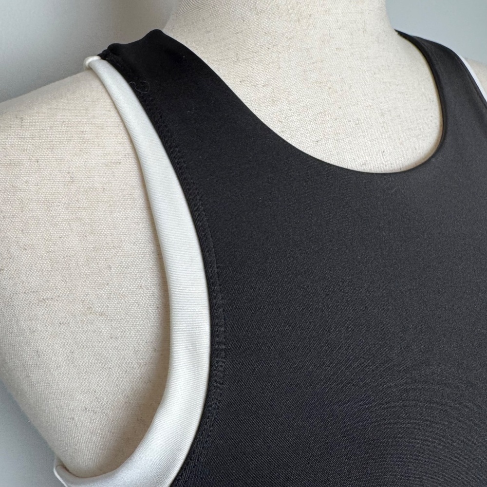 Active Domino Crop Top Racerback Tank Top - Picture 2 of 4